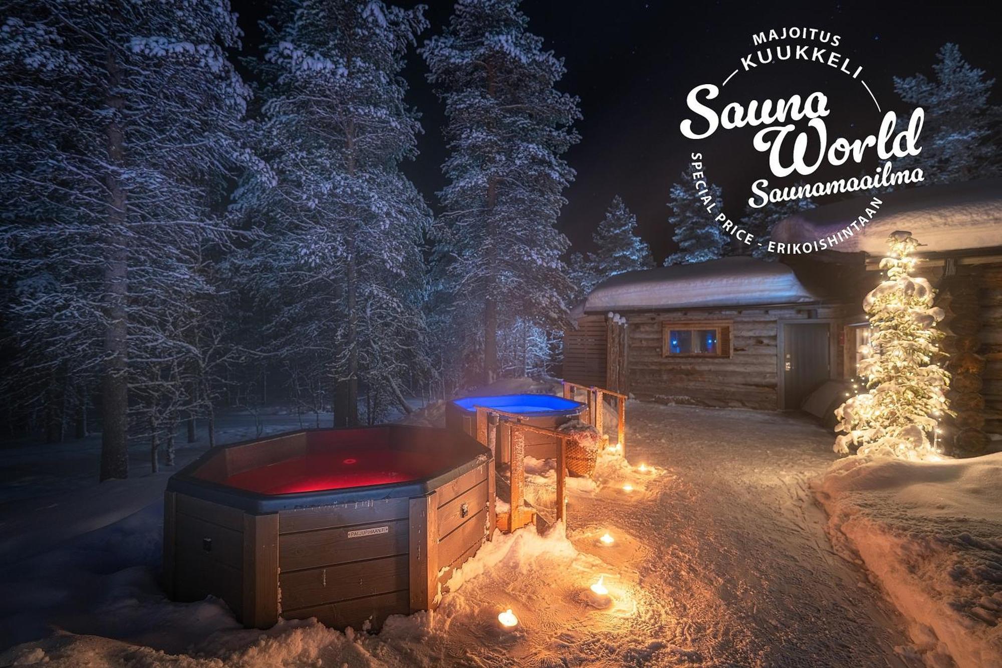 Kuukkeli Log Houses Aurora Cabin - Jaspis ساريسيلكا المظهر الخارجي الصورة