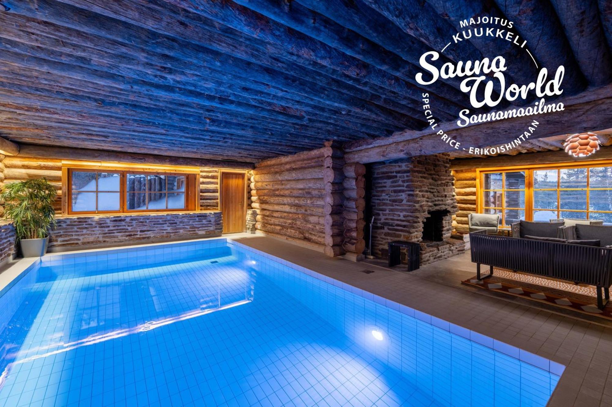 Kuukkeli Log Houses Aurora Cabin - Jaspis ساريسيلكا المظهر الخارجي الصورة