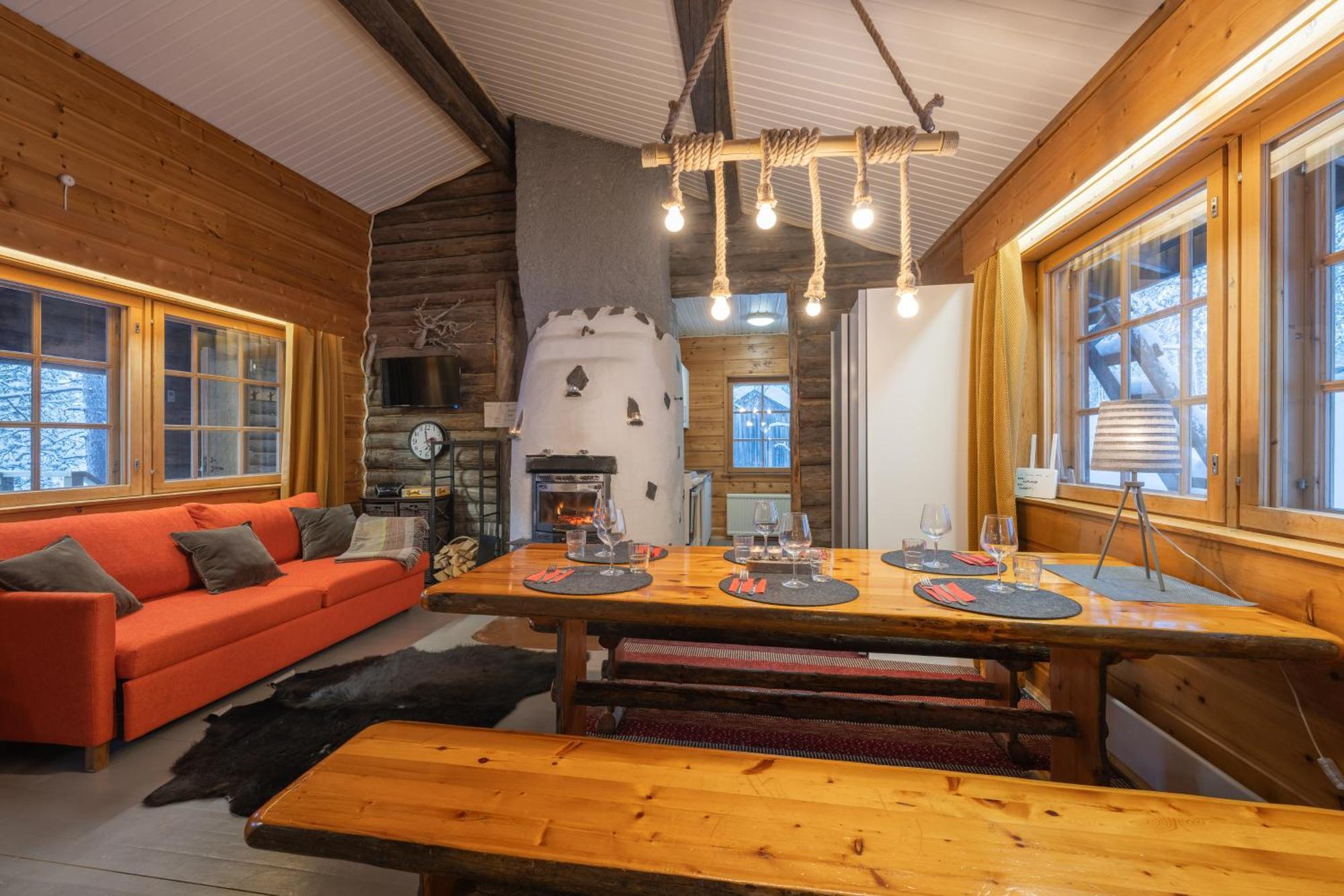 Kuukkeli Log Houses Aurora Cabin - Jaspis ساريسيلكا المظهر الخارجي الصورة