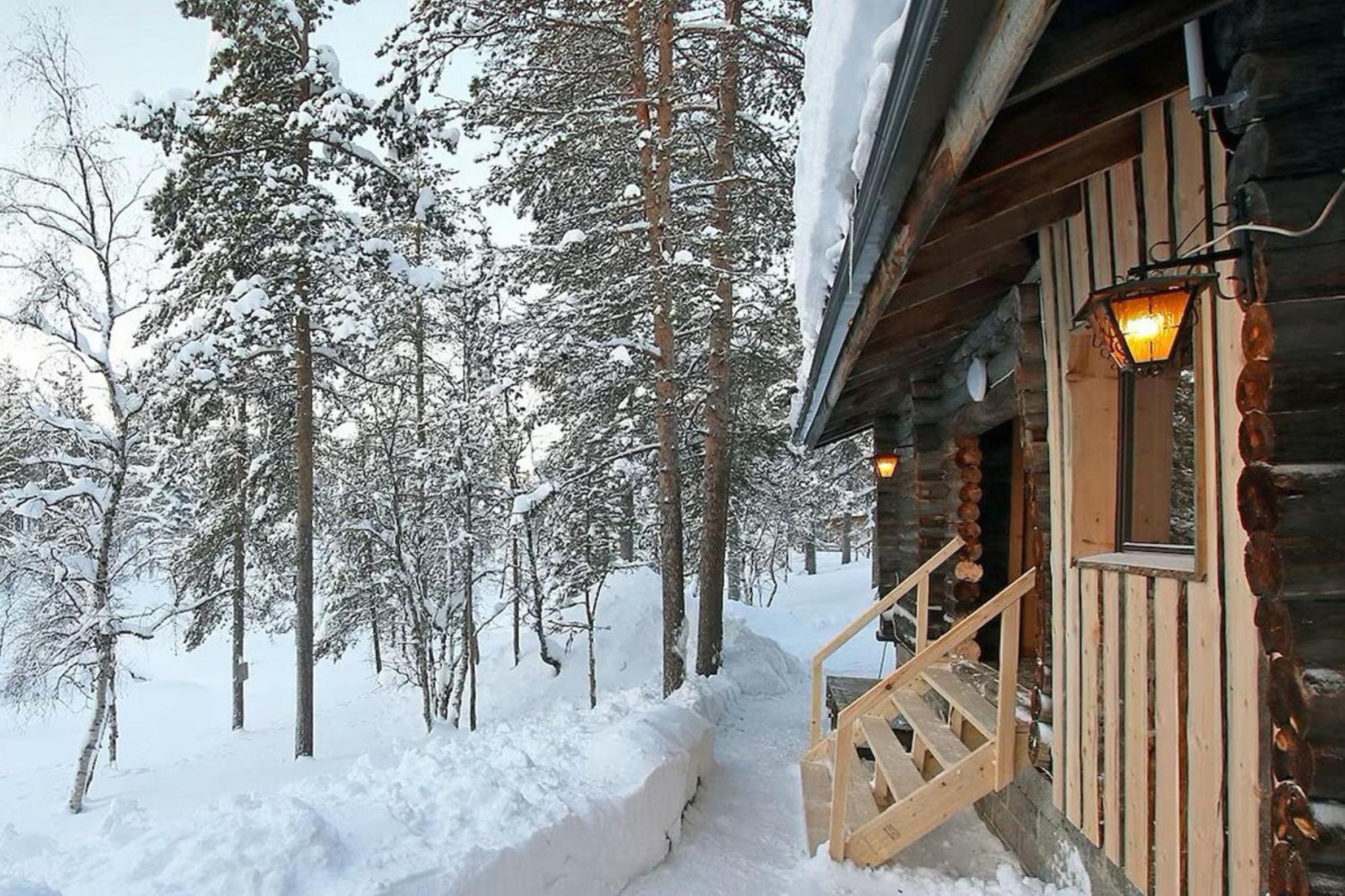 Kuukkeli Log Houses Aurora Cabin - Jaspis ساريسيلكا المظهر الخارجي الصورة